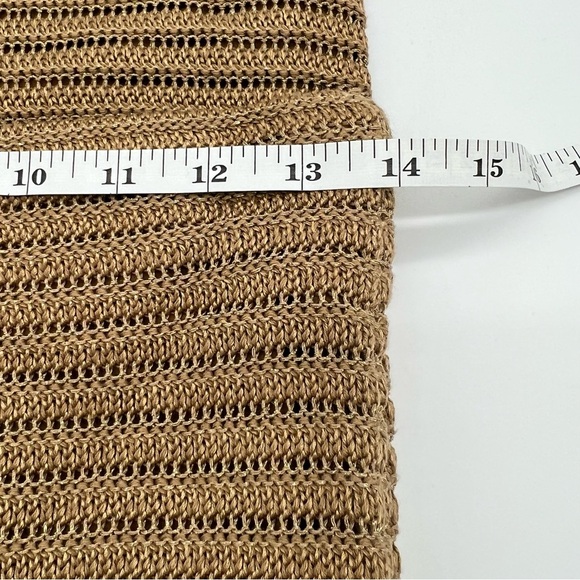 Lauren Ralph Lauren Metallic Cotton-Blend Knit Pencil Skirt – Size‎ XS - Picture 8 of 9